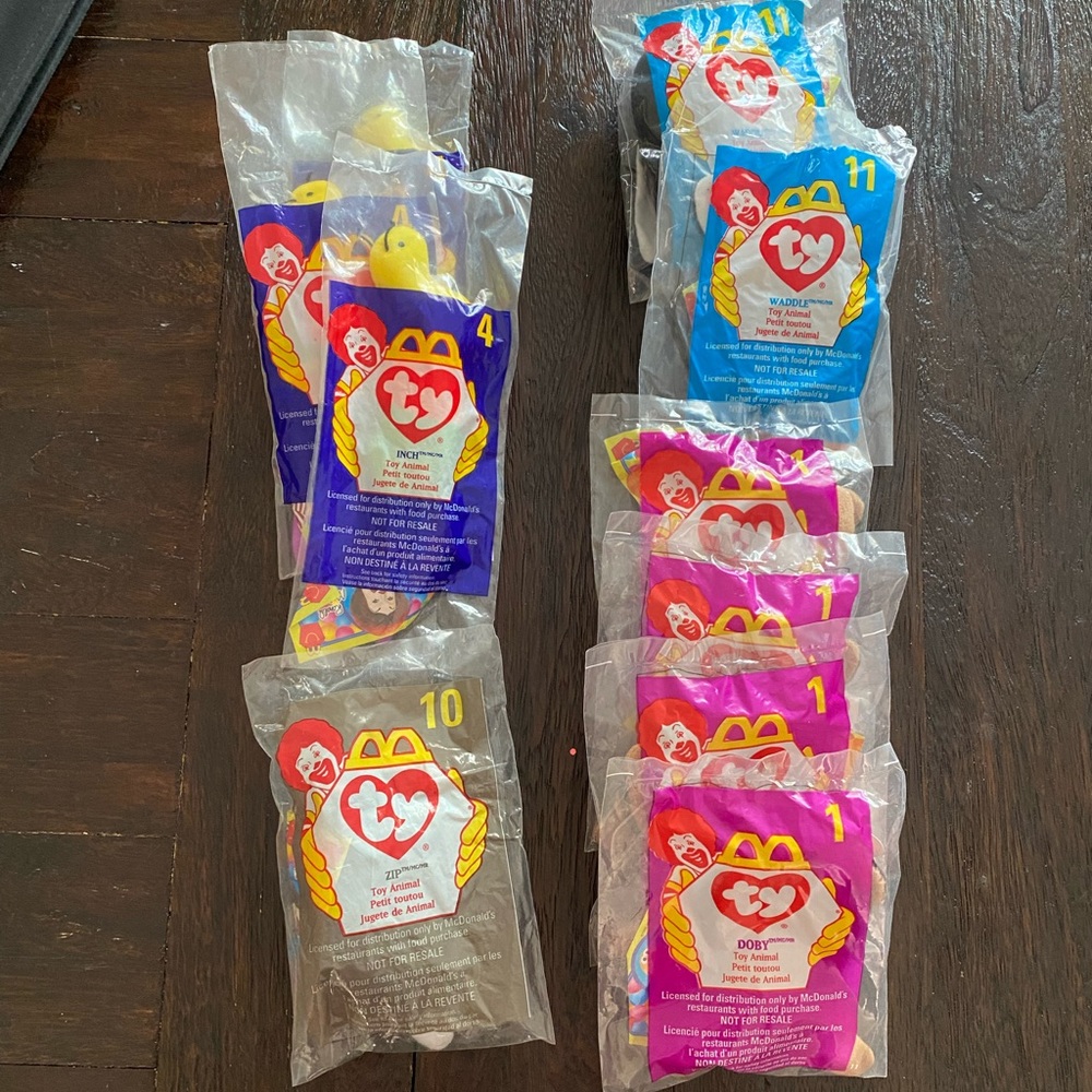Unopened McDonald’s TY beanie baby happy meal prize